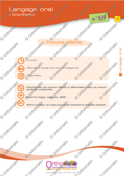 Page 1 de la fiche