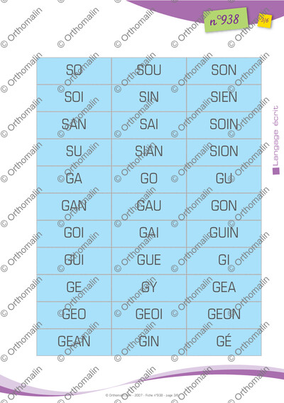 Page 3 de la fiche