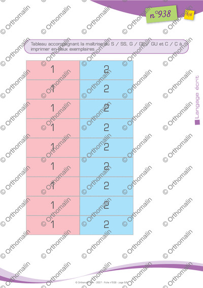 Page 6 de la fiche