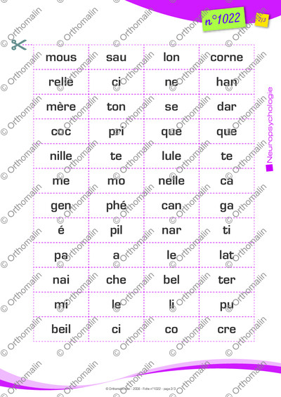 Page 2 de la fiche