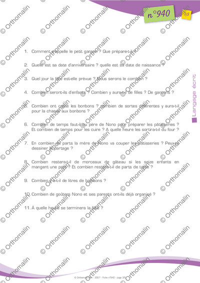 Page 3 de la fiche