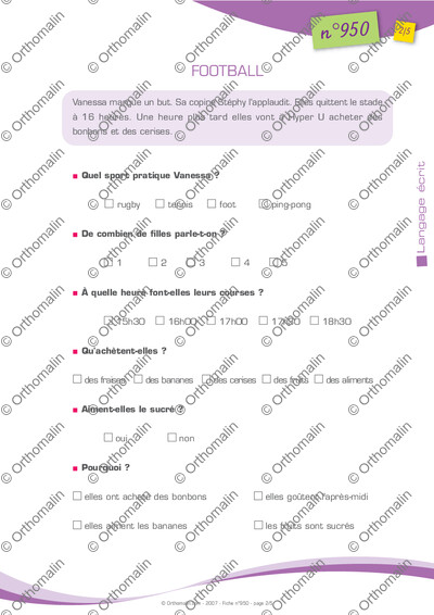 Page 2 de la fiche