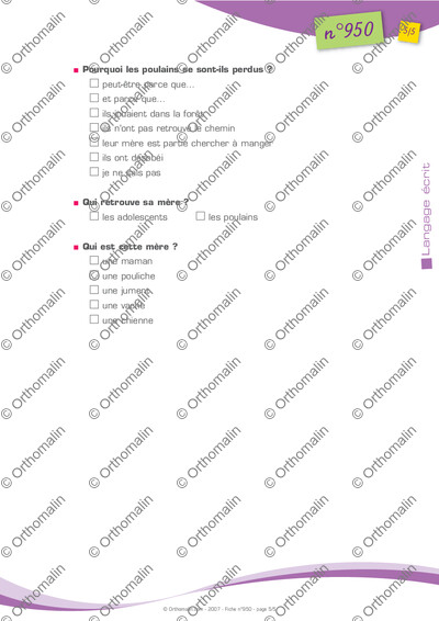 Page 5 de la fiche