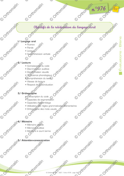 Page 2 de la fiche