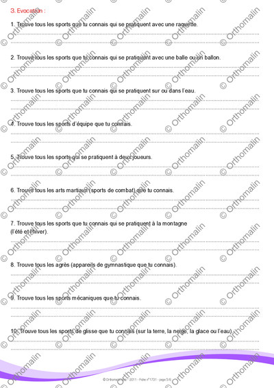 Page 5 de la fiche