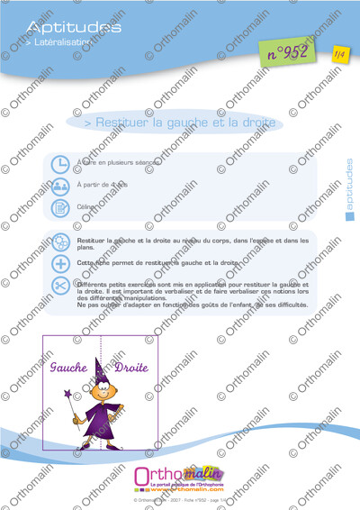Page 1 de la fiche