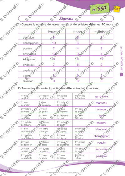 Page 4 de la fiche