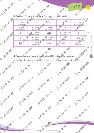 Page 5 de la fiche