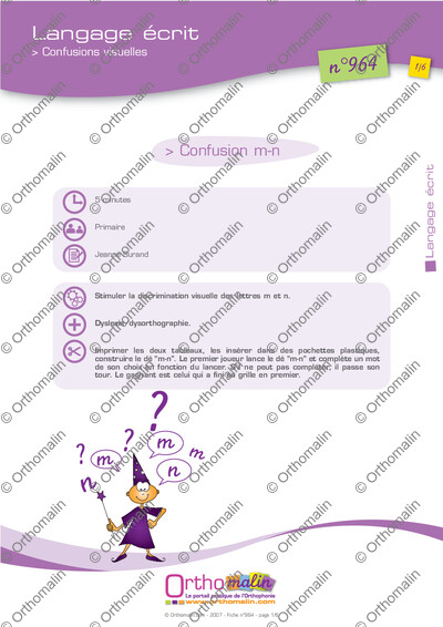 Page 1 de la fiche