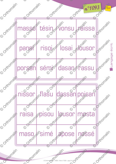 Page 3 de la fiche