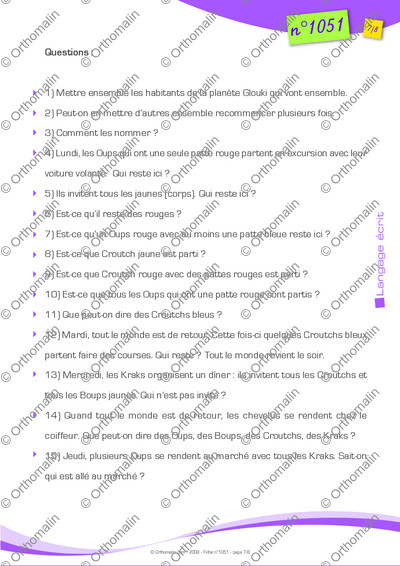 Page 7 de la fiche