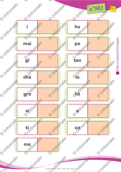 Page 2 de la fiche