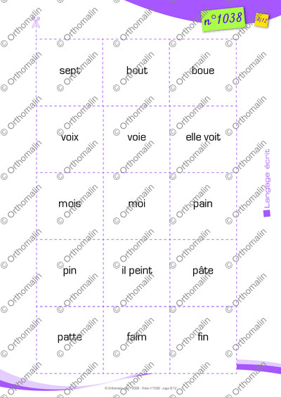 Page 8 de la fiche