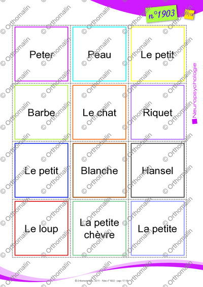 Page 17 de la fiche