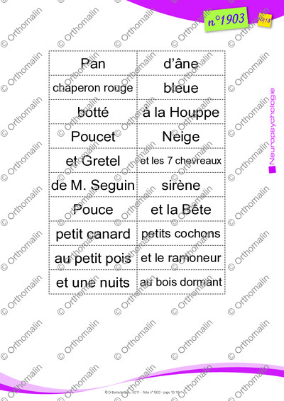 Page 10 de la fiche