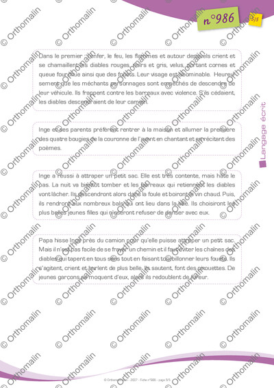Page 5 de la fiche