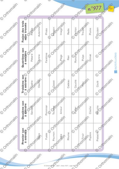 Page 5 de la fiche