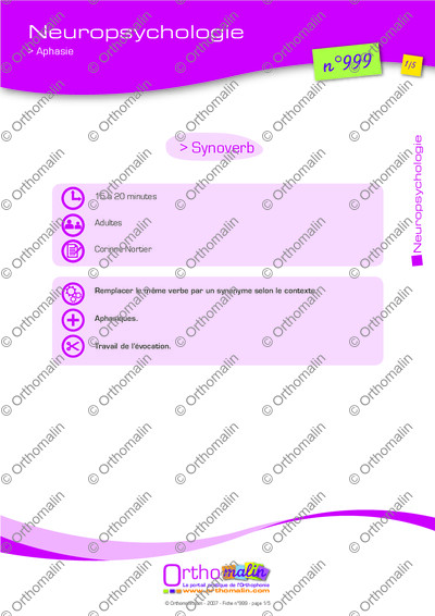 Page 1 de la fiche