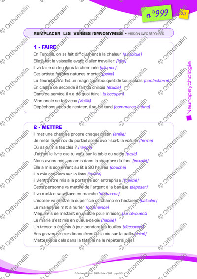 Page 2 de la fiche