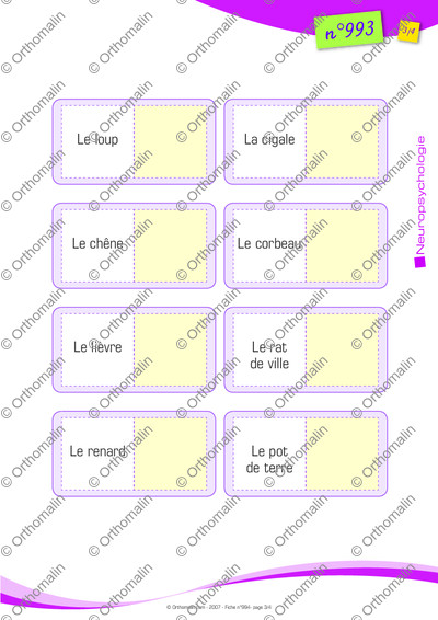 Page 3 de la fiche