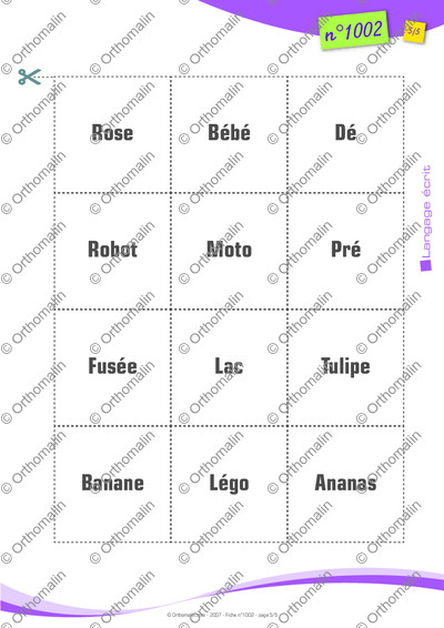 Page 5 de la fiche