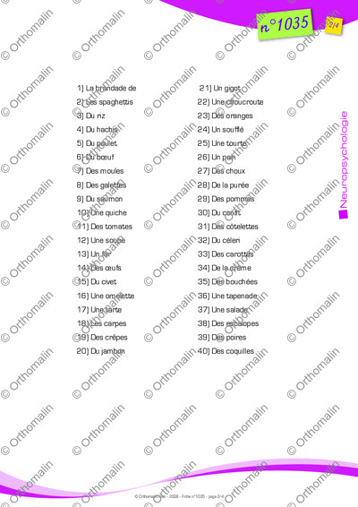 Page 2 de la fiche