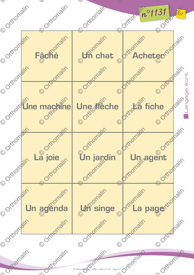 Page 5 de la fiche