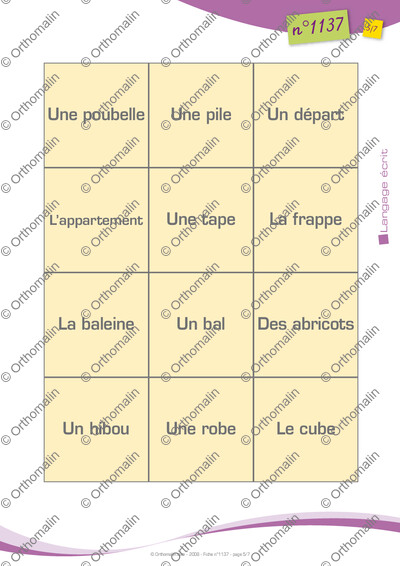 Page 5 de la fiche