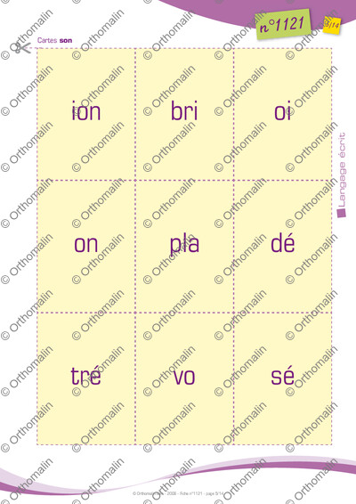 Page 5 de la fiche