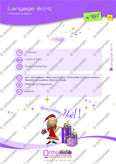 Page 1 de la fiche
