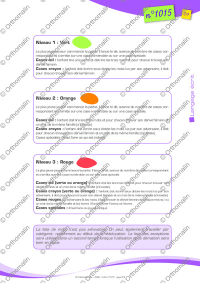 Page 2 de la fiche