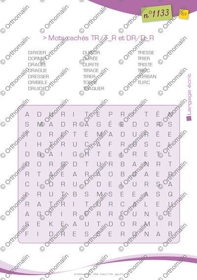 Page 2 de la fiche