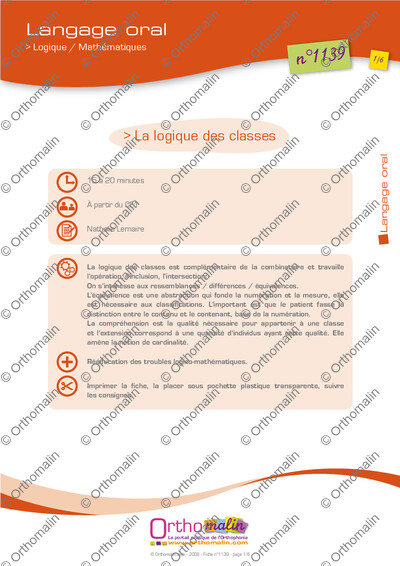 Page 1 de la fiche