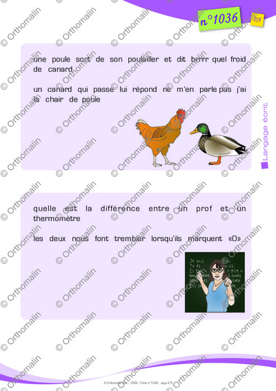 Page 2 de la fiche