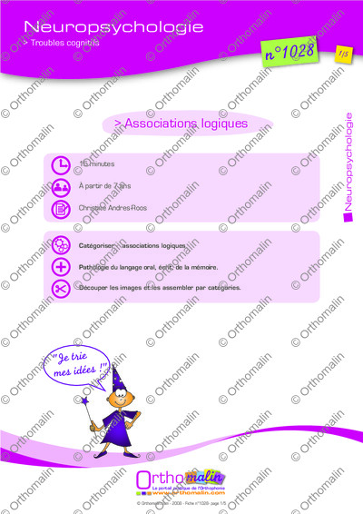 Page 1 de la fiche