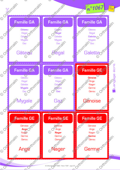 Page 2 de la fiche