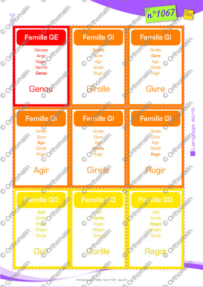 Page 3 de la fiche