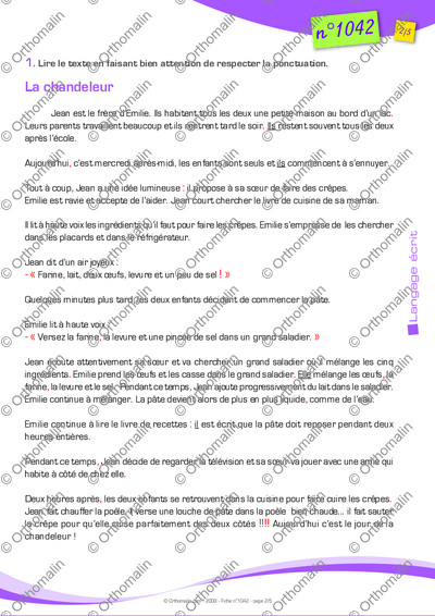 Page 2 de la fiche