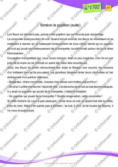 Page 3 de la fiche
