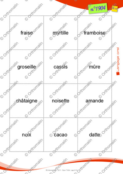 Page 9 de la fiche