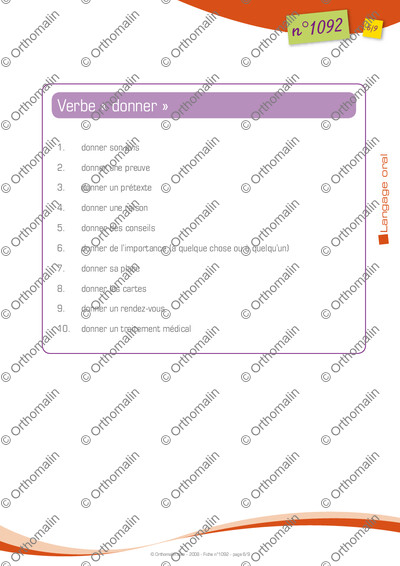Page 6 de la fiche