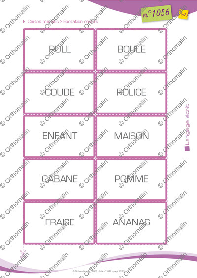 Page 16 de la fiche