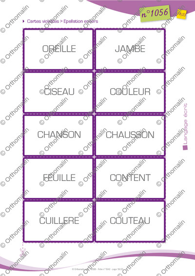 Page 18 de la fiche