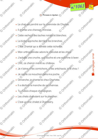 Page 5 de la fiche