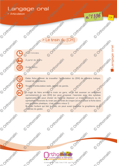 Page 1 de la fiche