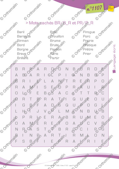 Page 2 de la fiche