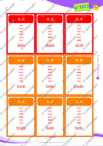 Page 3 de la fiche