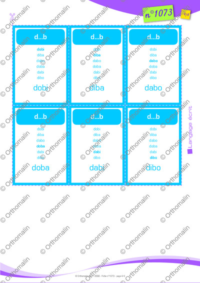 Page 4 de la fiche