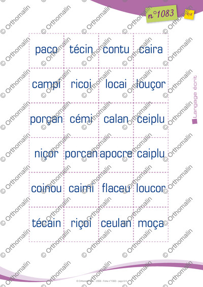 Page 4 de la fiche
