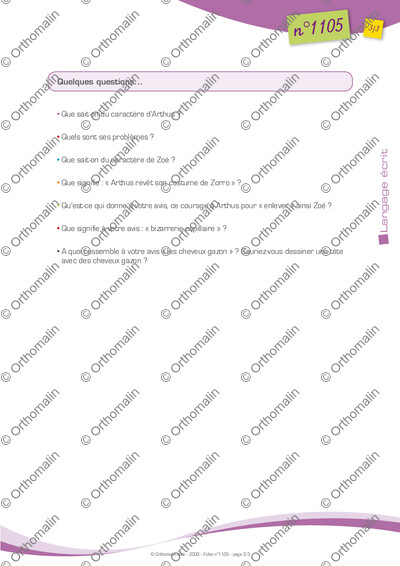 Page 3 de la fiche